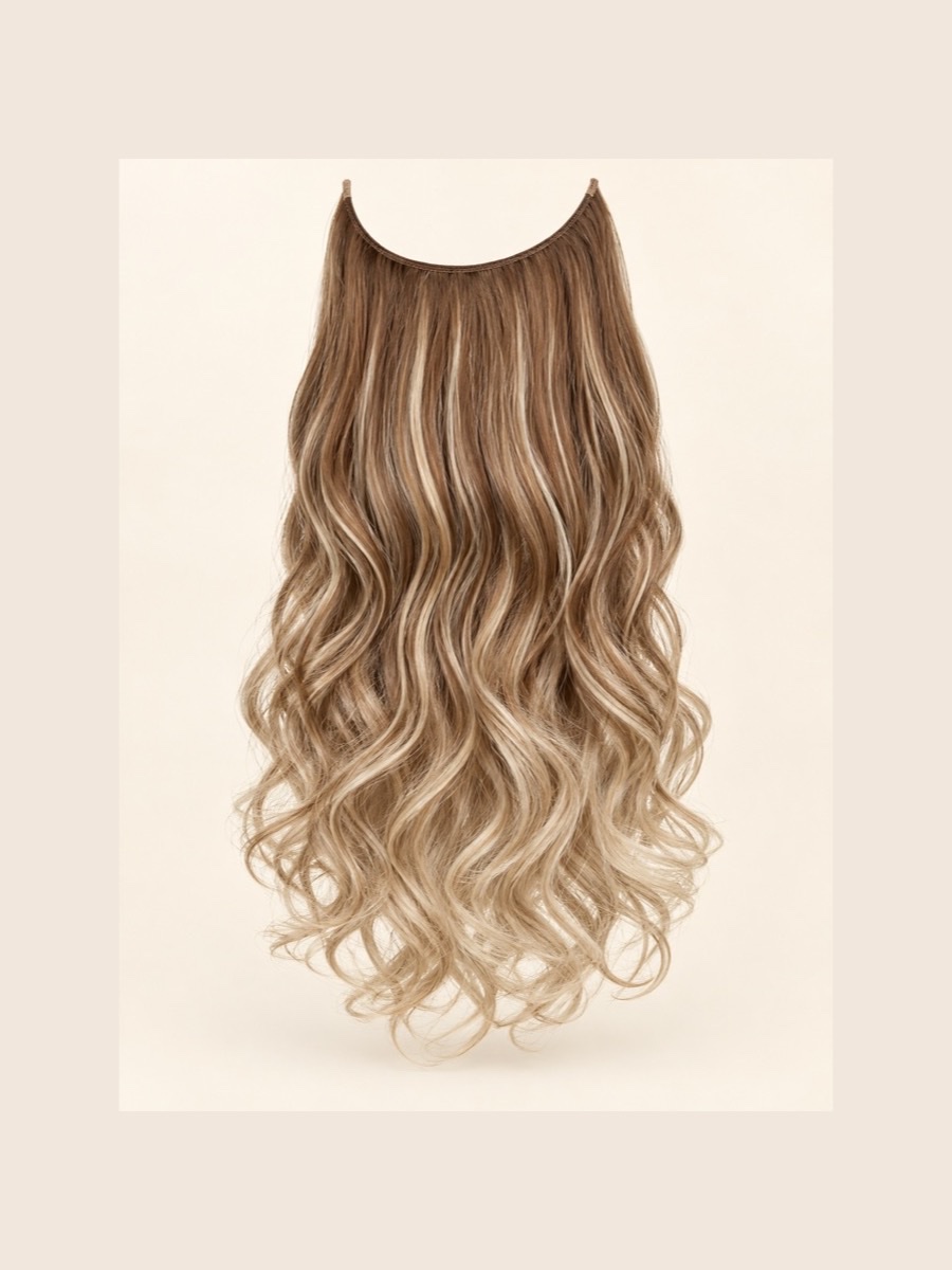M01 Hair Extension Piece hair extension displayed on a warm cream background