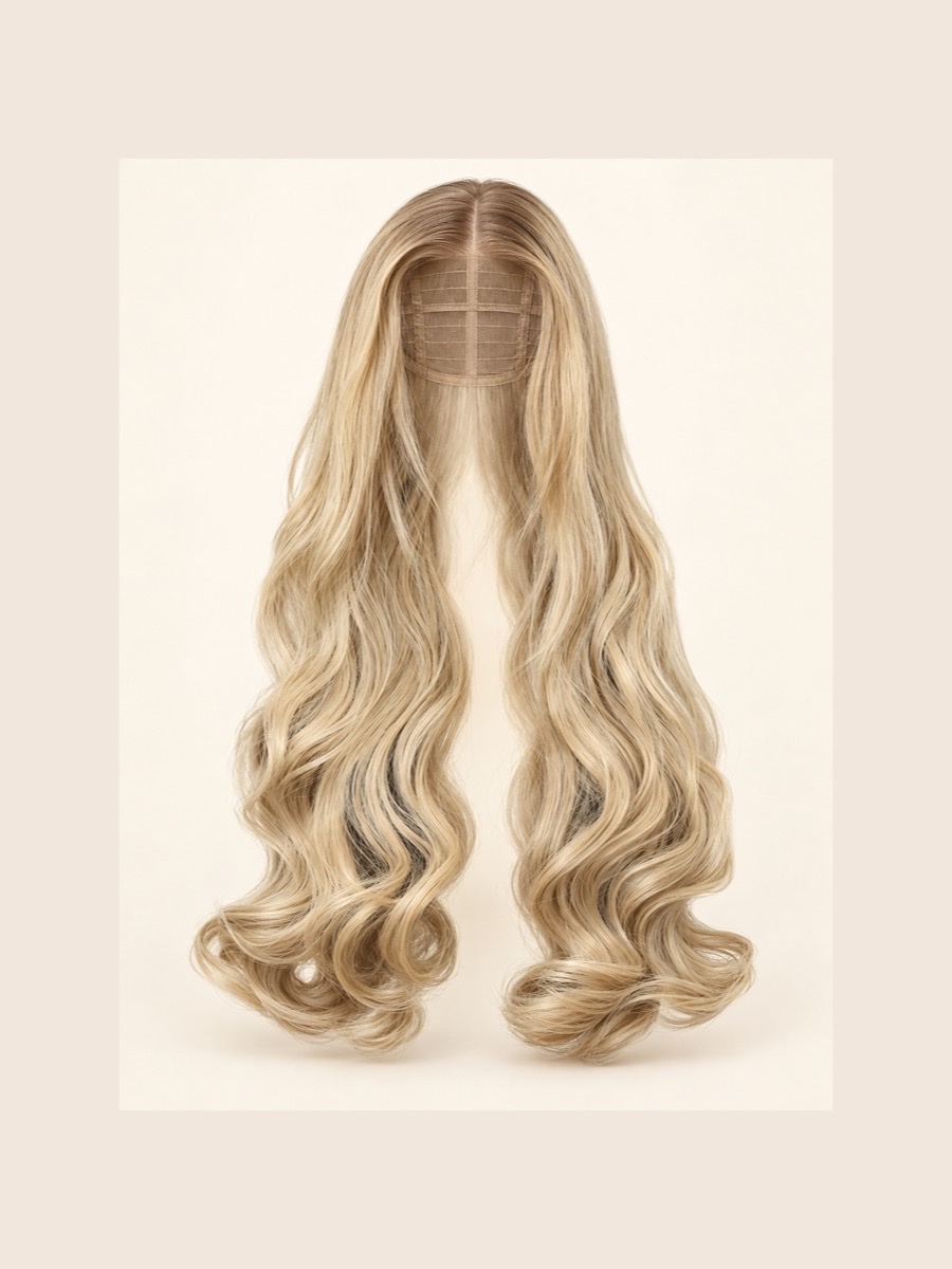 uw12 hair extension displayed on a warm cream background