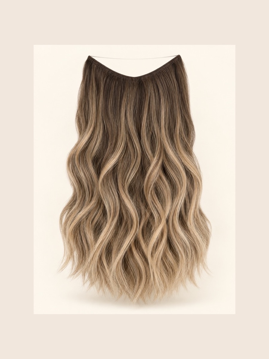 M10 Hair Extension Piece hair extension displayed on a warm cream background